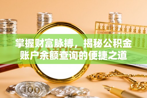 岳塘掌握财富脉搏，揭秘公积金账户余额查询的便捷之道