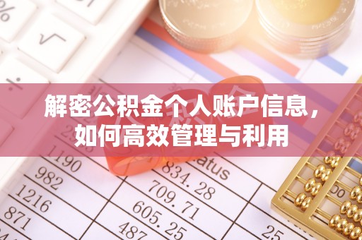 岳塘解密公积金个人账户信息，如何高效管理与利用