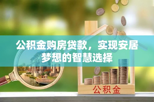 岳塘公积金购房贷款，实现安居梦想的智慧选择